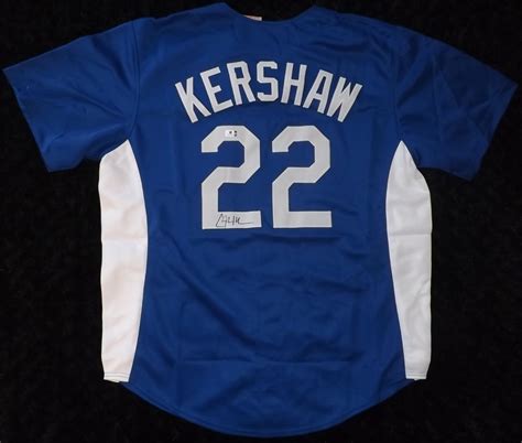 Lot Detail - CLAYTON KERSHAW SIGNED L.A. DODGERS JERSEY