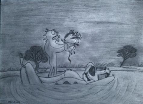 Timon and Pumbaa_Stand by me by Mirinata on DeviantArt