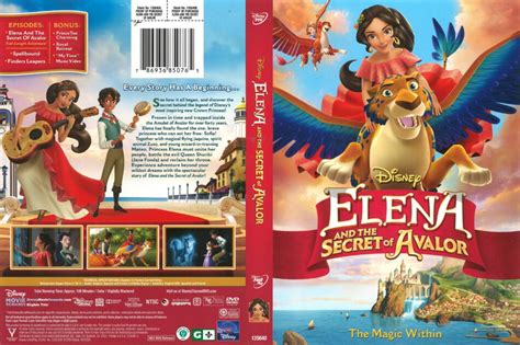 Elena and the Secret of Avalor (2017) R1 DVD Cover - DVDcover.Com