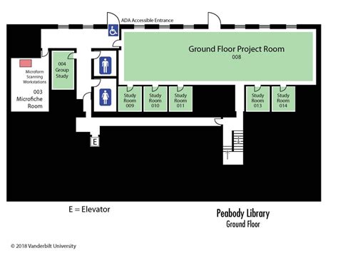 Library Floor Plans | Jean and Alexander Heard Libraries | Vanderbilt ...