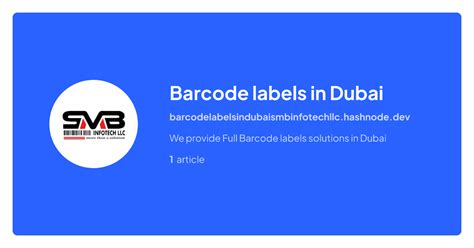 Barcode labels in Dubai