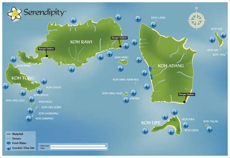 butang islands map, Koh Lipe | المرسال