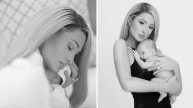 Paris Hilton shares first pictures of newborn baby son, saying he has ...