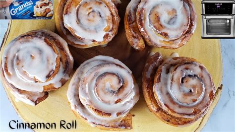 Cinnamon Rolls in Air Fryer | Pillsbury Cinnamon Rolls - YouTube