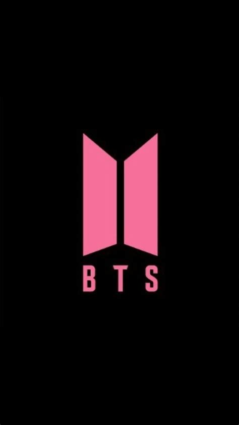 🧨Bts new logo pink wallpaper🧨 Pink Logo Wallpaper, Bts Wallpaper, Foto ...