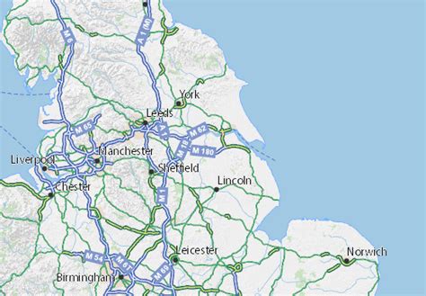 MICHELIN North Lincolnshire map - ViaMichelin