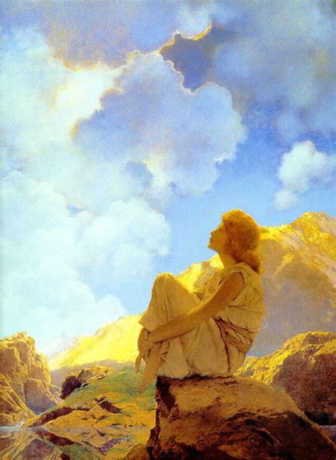 Maxfield Parish, Morning, 1922 | Maxfield parrish, Art, Art painting