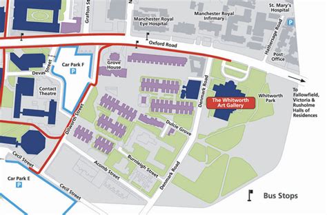 University of Manchester Map - Manchester England • mappery