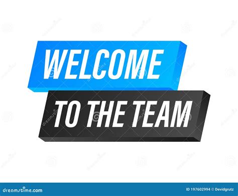 Welcome. Team With Big Banners In Their Hands Cartoon Vector | CartoonDealer.com #130684939