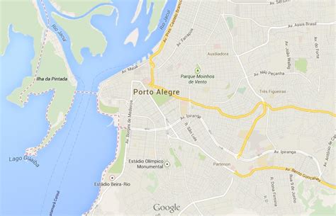 Map of Porto Alegre