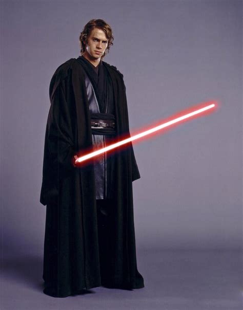 Anakin Skywalker/Darth Vader With Red Lightsaber | Star wars movies ...