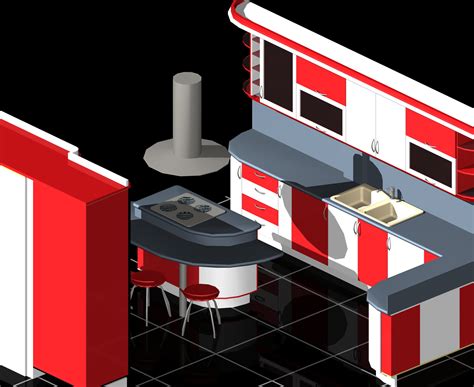 How To Draw 3d Kitchen In Autocad - Image to u