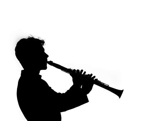 Clarinet Silhouette at GetDrawings | Free download