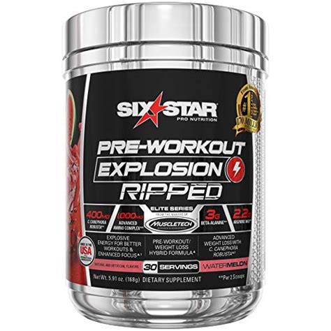 Best Six-Star Pre-Workout Supplements, According To Experts