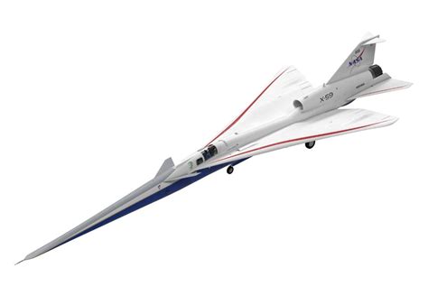 NASA's experimental X-59 supersonic aircraft to be painted red, white ...