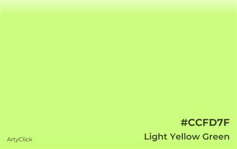 Light Yellow Green Color | ArtyClick