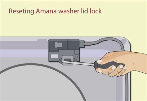 How To Reset Amana Washer Lid Lock? - An Apliance Nerd