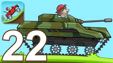 Hill Climb Racing - Gameplay Walkthrough Part 22 - Tank (iOS, Android) - YouTube