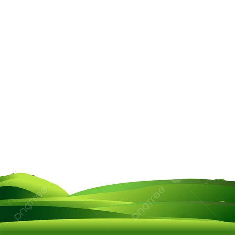 Beautiful Green Ground Transparent Vector, Green, Cround, Hill PNG and ...