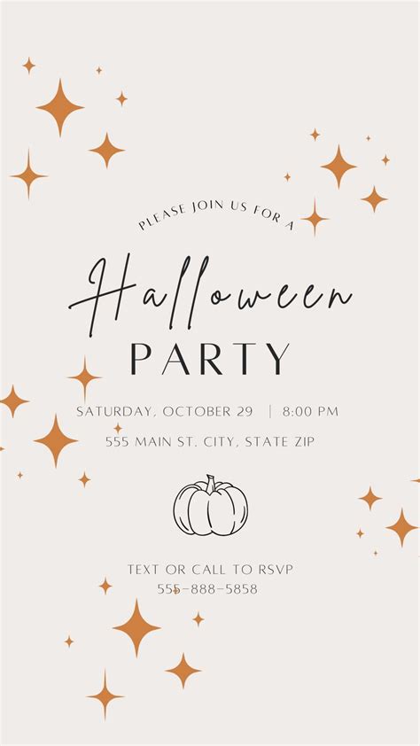 Halloween party invitations printable digital invitation halloween ...