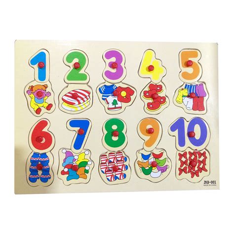 Young Mindz Numbers 1-10 Matching Puzzle - Keywest Internationale Sales ...