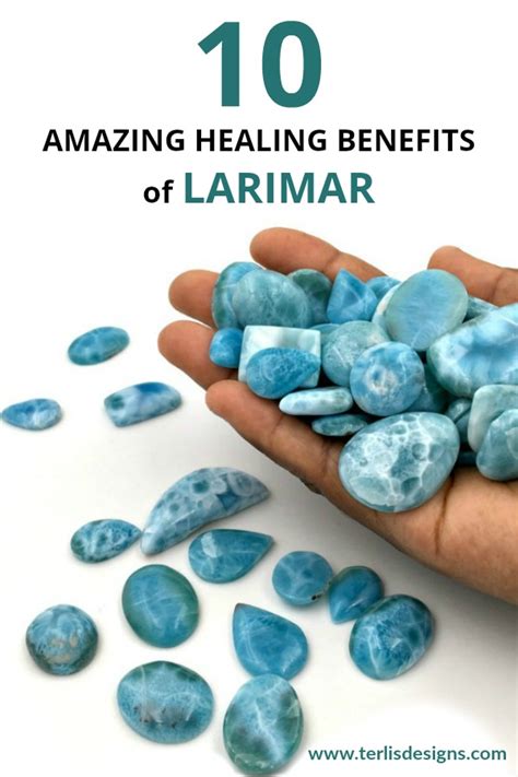 The healing properties of the Larimar stone and meaning - Terlis Designs