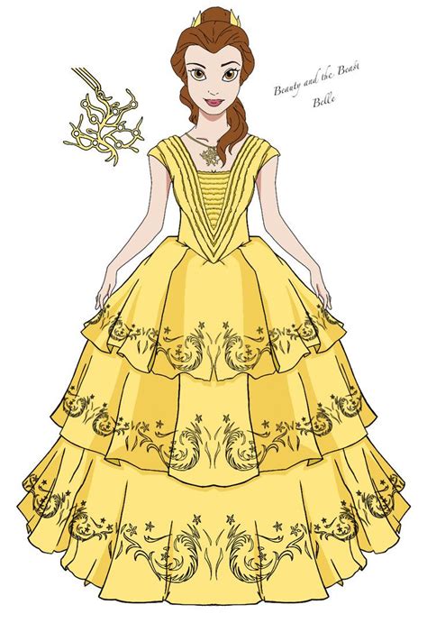 belle yellow dress animated - Kandis Rollins