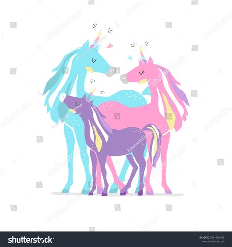 4,040 Unicorn Family Images, Stock Photos & Vectors | Shutterstock