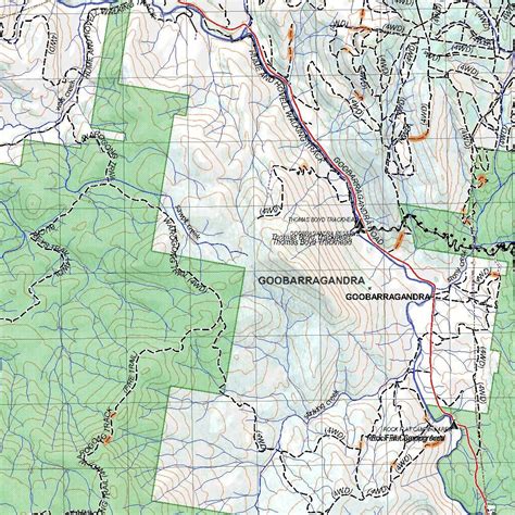 Getlost Map 8527 TUMUT NSW Topographic Map V15 1:75,000 map by Getlost Maps - Avenza Maps ...