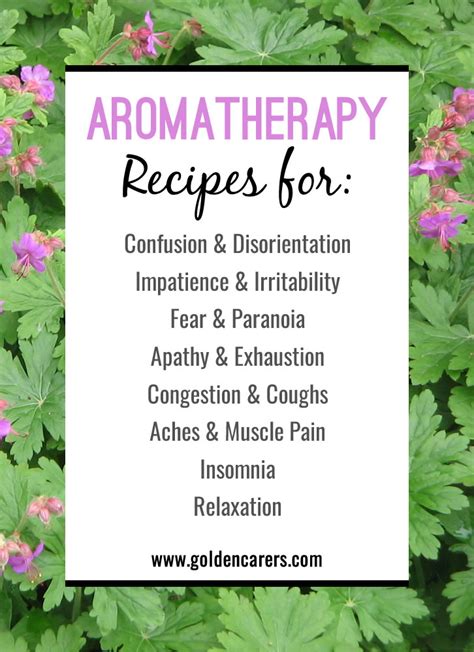 Aromatherapy Recipes