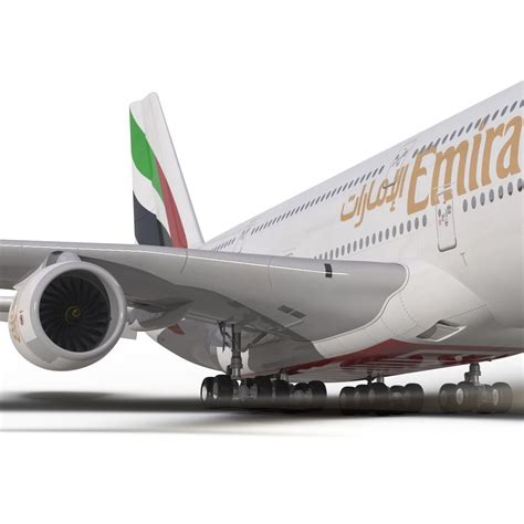 Airbus A380-900 Emirates 3D 모델 3D 모델 $129 - .max .3ds .c4d .fbx .ma .obj - Free3D