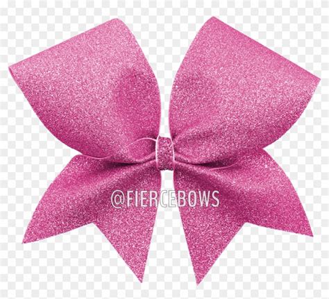 Light Pink Glitter Cheer Bow Fierce Bows - Cheerleading, HD Png Download - 1000x1000(#2337845 ...