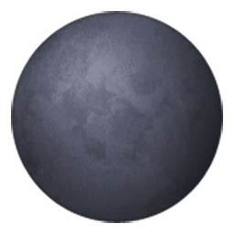 New Moon Symbol | ID#: 316 | Emoji.co.uk