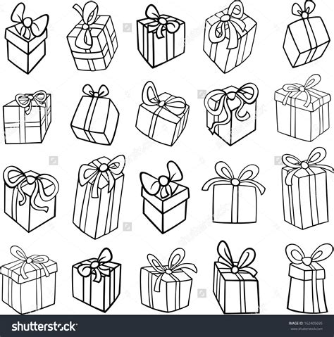 christmas presents clipart black and white 20 free Cliparts | Download ...