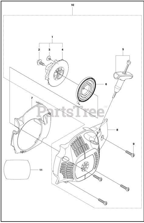 Husqvarna 120 Mark II (967861934) - Husqvarna Chainsaw (2019-04) STARTER Parts Lookup with ...