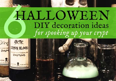 6 DIY Halloween Decorations Made with Upcycled Materials