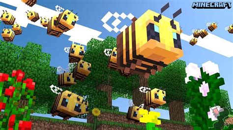 Minecraft How to Move Bees Into a Beehive