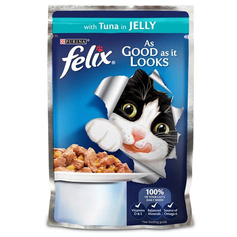 Purina Felix Cat Food With Tuna In Jelly 100 Gm – MercatCo.com