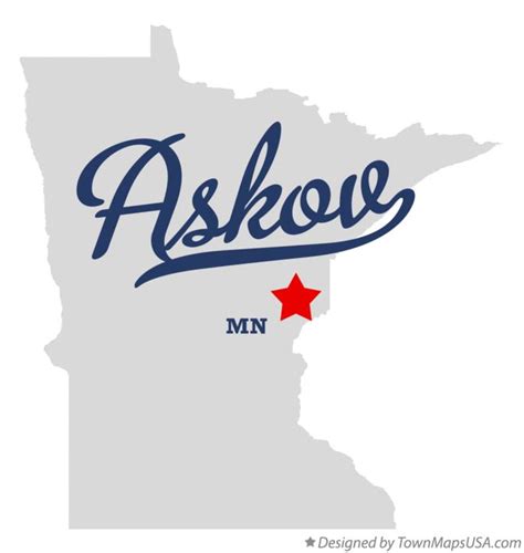 Map of Askov, MN, Minnesota