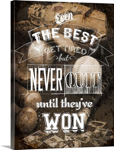 Never Quit Wall Art, Canvas Prints, Framed Prints, Wall Peels | Great ...