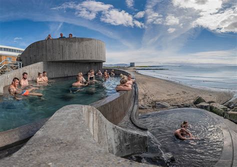 Basalt Architects’ Guðlaug Baths in Iceland is a geothermal pool with ...