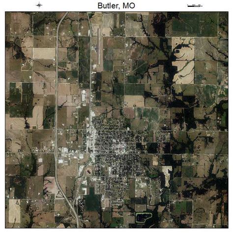 Aerial Photography Map of Butler, MO Missouri