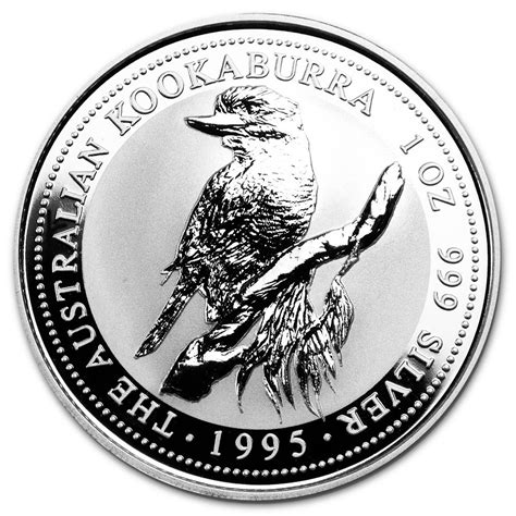 1995 1oz $1 AUD Australian Silver Kookaburra Coin | European Mint