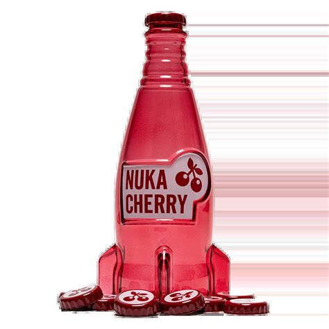 Buy Wholesale Fallout "Nuka Cola Cherry" Glass Bottle and Caps | DPI ...