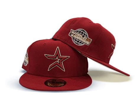 Houston Astros 2005 World Series Brick Red 59Fifty Fitted Hat by MLB x ...