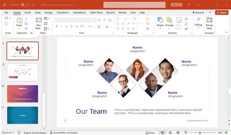 Best Slides for Team Introduction in a PowerPoint Presentation