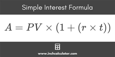 Simple Interest Calculator - Inch Calculator