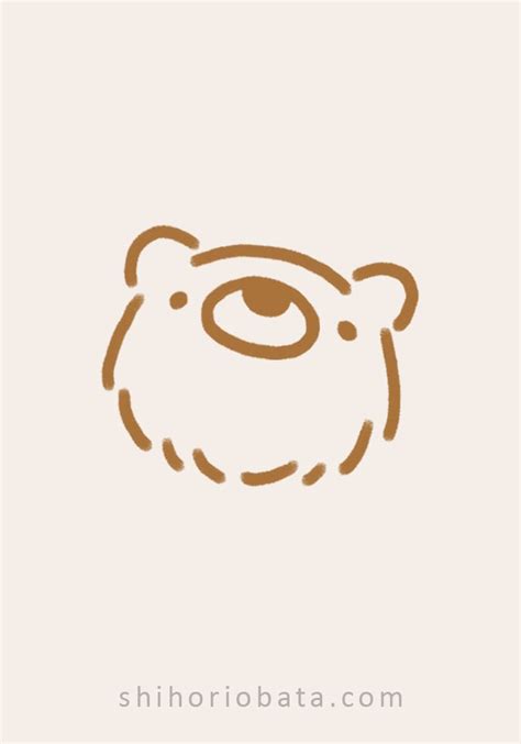 25 Cute Easy Bear Drawing Ideas