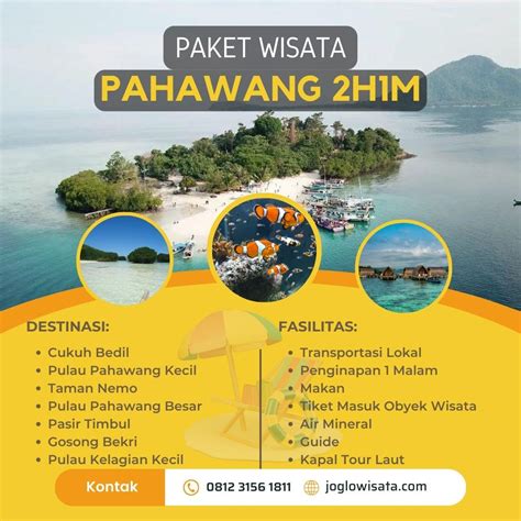 Paket Wisata Pahawang 2 Hari 1 Malam | Joglo Wisata