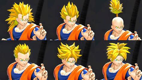 ALL Male Super Saiyan Hairstyles (Dragon Ball: The Breakers) - YouTube